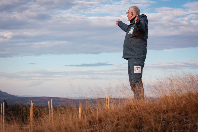 Bjørn Drtina på Søre Vegglifjell. 