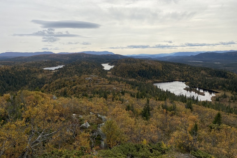 Vegglifjell Tur Høst Vann Utsikt