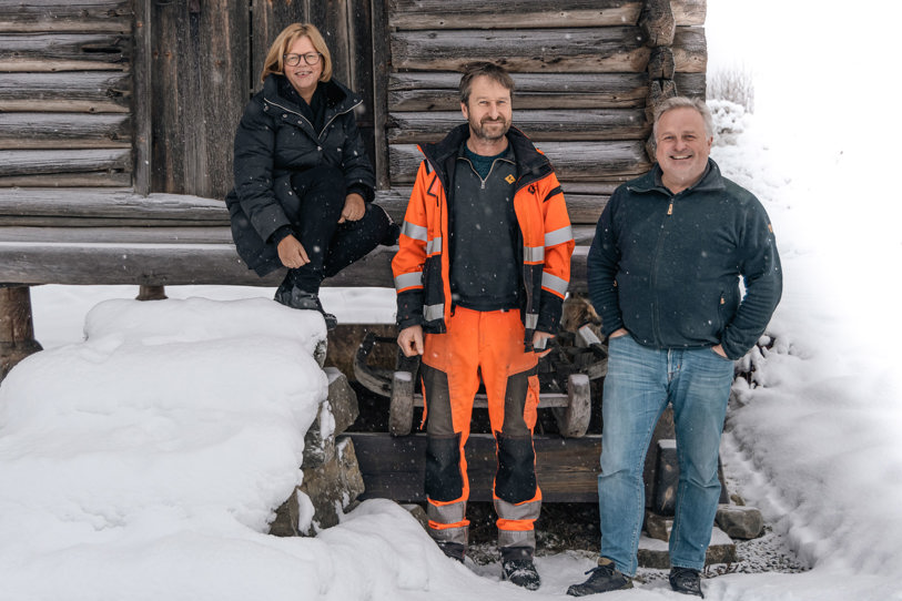 Representanter fra Team Vegglifjell.