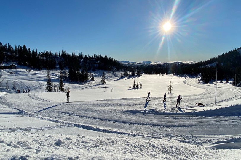 Vegglifjell Skistadion Langrenn Sol